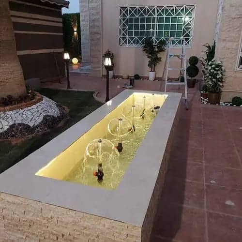 تركيب نوافير حدائق فخمة في الرياض